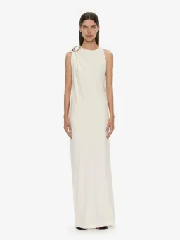 Christopher Esber White Stone Pin Column Tee Dress - Size 6 AU for rent on The Volte - image 1