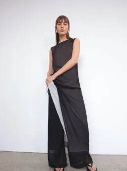 Sir The Label Monocrome Adrienne Layered Dress - Size 0/6 AU for rent on The Volte - image 1