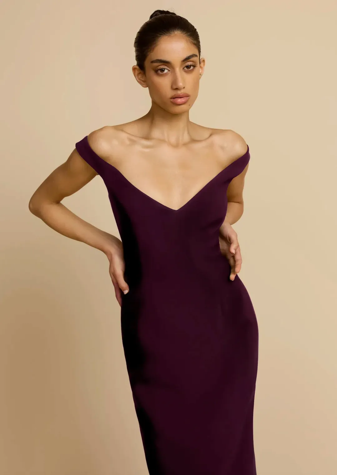 Arcina Ori Ellery Dress Plum Size XS / AU 6 for rent on The Volte - main image