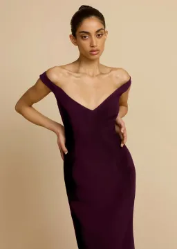 Arcina Ori Ellery Dress Plum Size XS / AU 6 for rent on The Volte - image 4