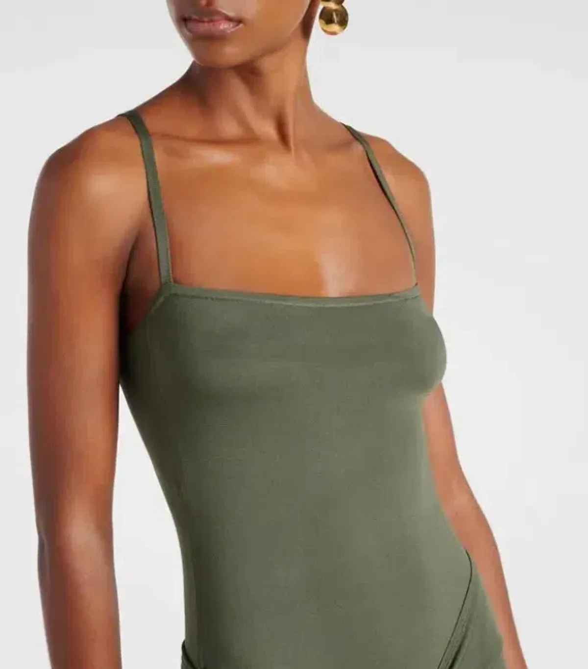 Sir The Label Khaki Yolana Tie Dress - Size 3/ 12 AU - Image 3