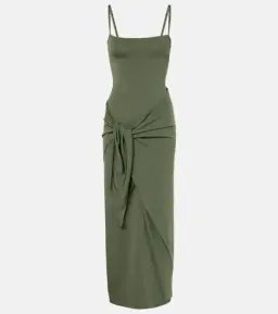 Sir The Label Khaki Yolana Tie Dress - Size 3/ 12 AU for rent on The Volte - image 5
