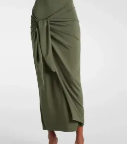 Sir The Label Khaki Yolana Tie Dress - Size 3/ 12 AU for rent on The Volte - image 4