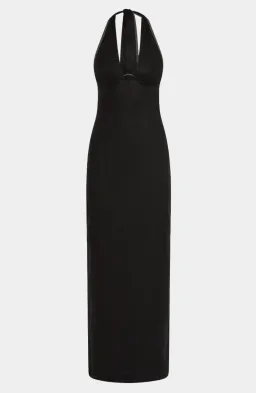 Sir The Label Black Violet Halter Midi Dress - Size 2 /10 AU for rent on The Volte - image 5