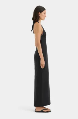 Sir The Label Black Violet Halter Midi Dress - Size 2 /10 AU for rent on The Volte - image 2
