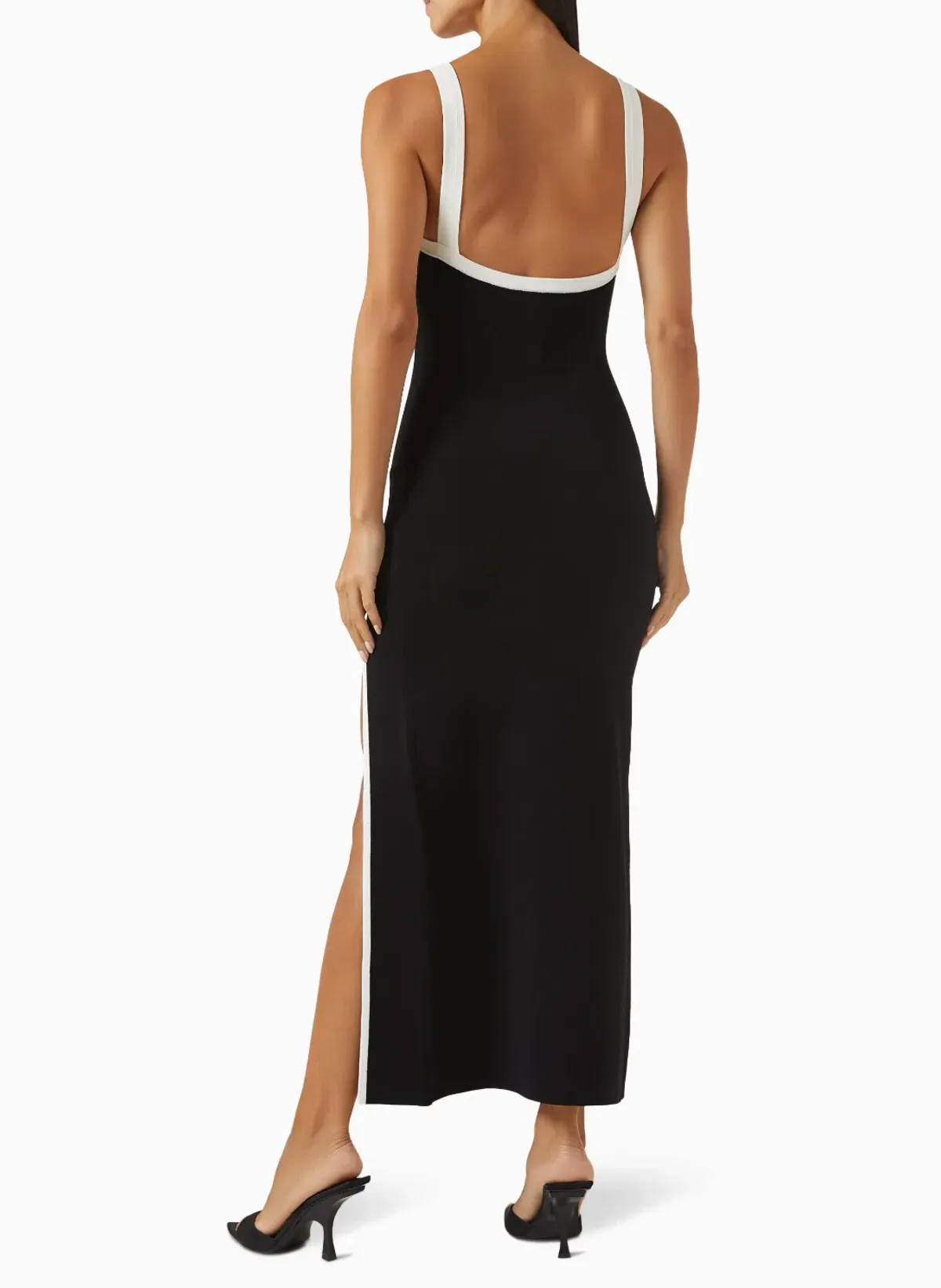 Sir The Label Black Solana Midi Dress. Size 3 /12 AU - Image 3