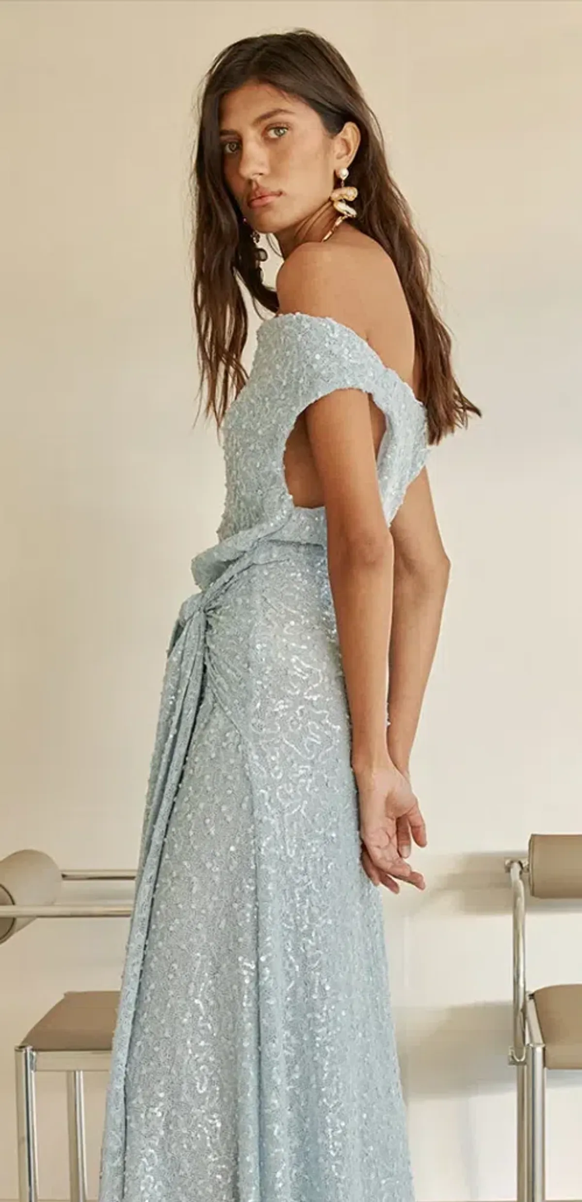SABO KIAM DRESS BLUE SIZE XS - Image 4