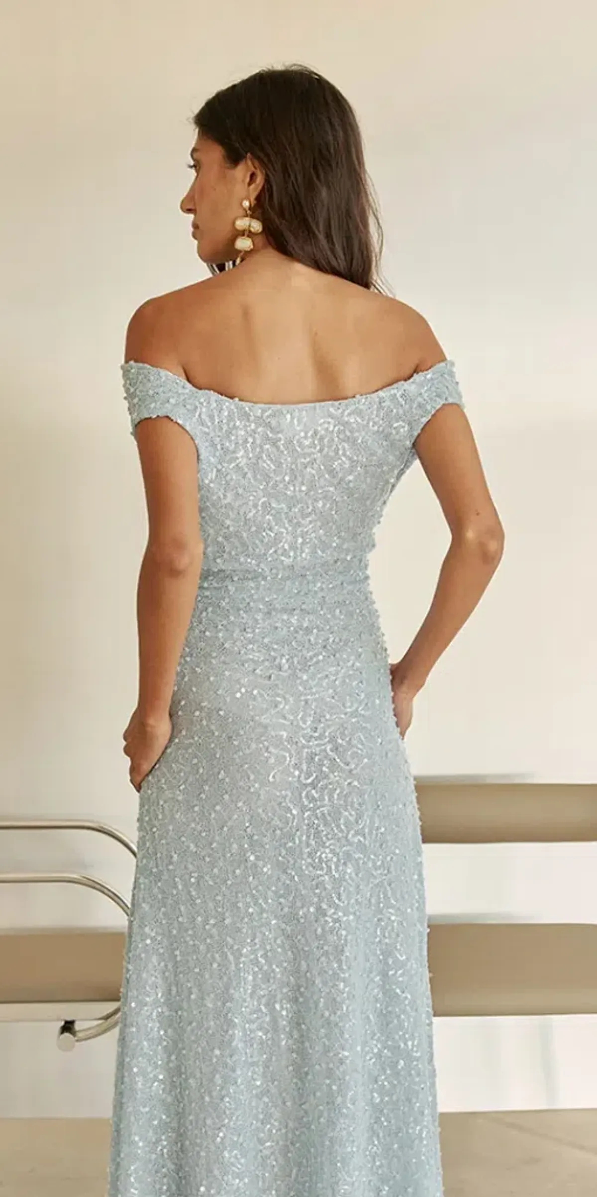 SABO KIAM DRESS BLUE SIZE XS - Image 3