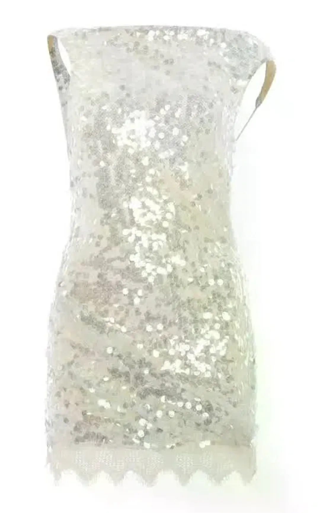 Christopher Esber Opaline Sequin Mini Dress Size 10 for rent on The Volte - main image
