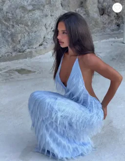 Jasook Noa Gown Powder Blue Size M / Au 10 for rent on The Volte - image 2
