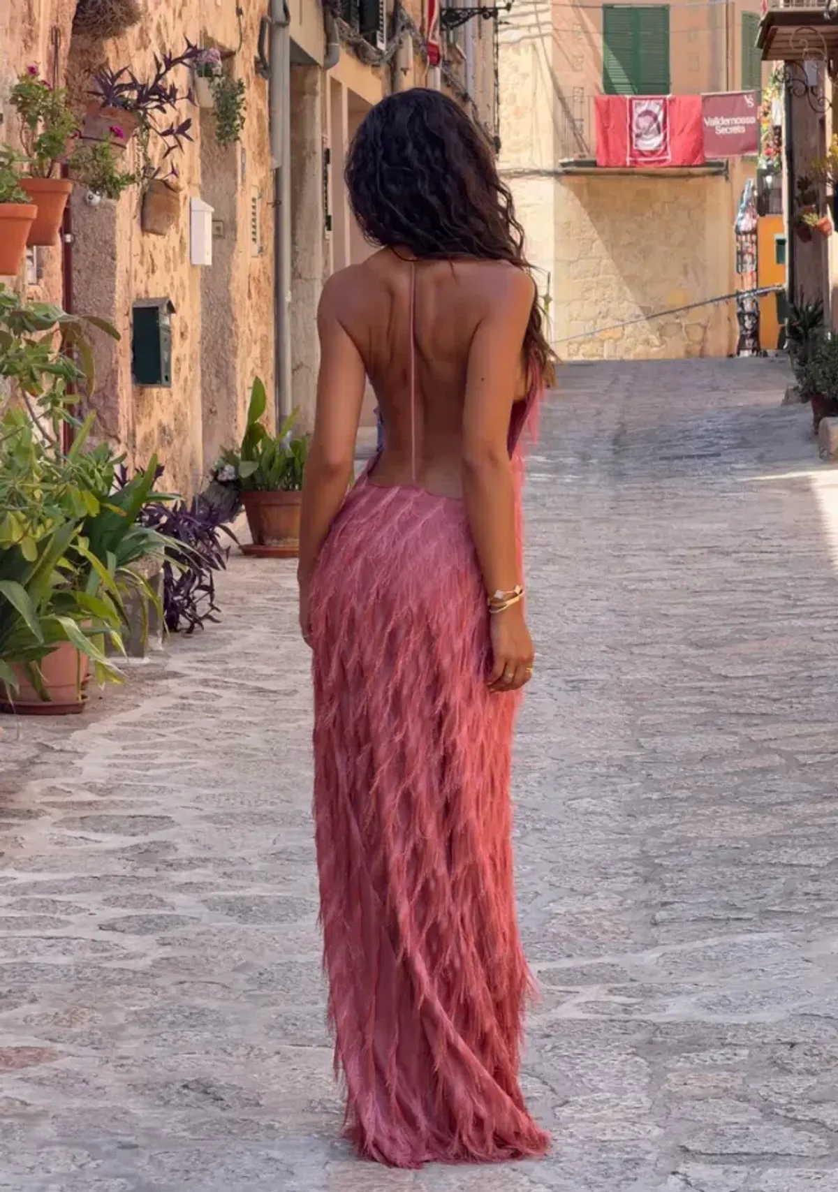 Jasook Noa Gown in Pink Peach (Size L / AU 12) - Image 4