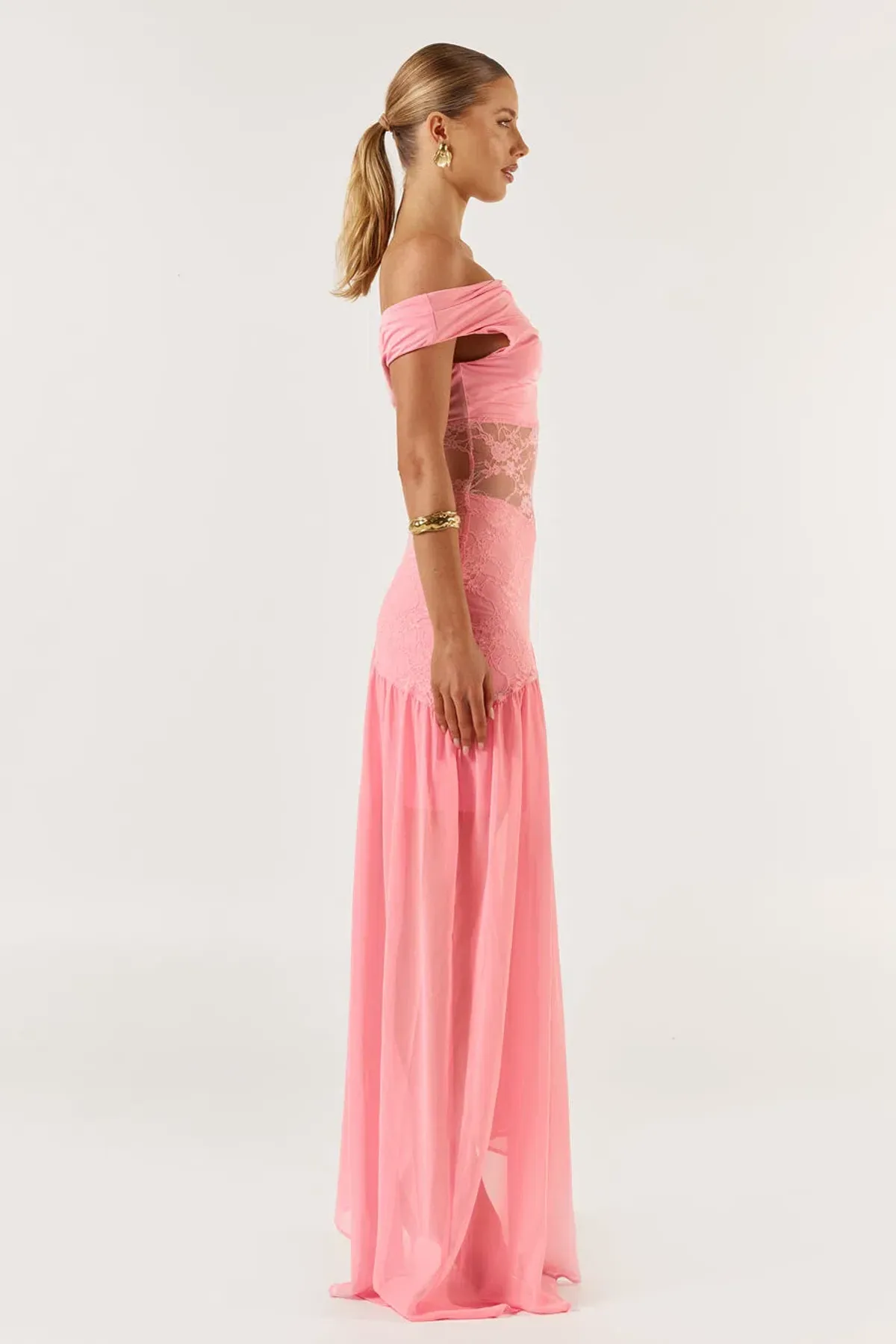 Jefre Sei Capri Gown Pink Size 10 - Image 3