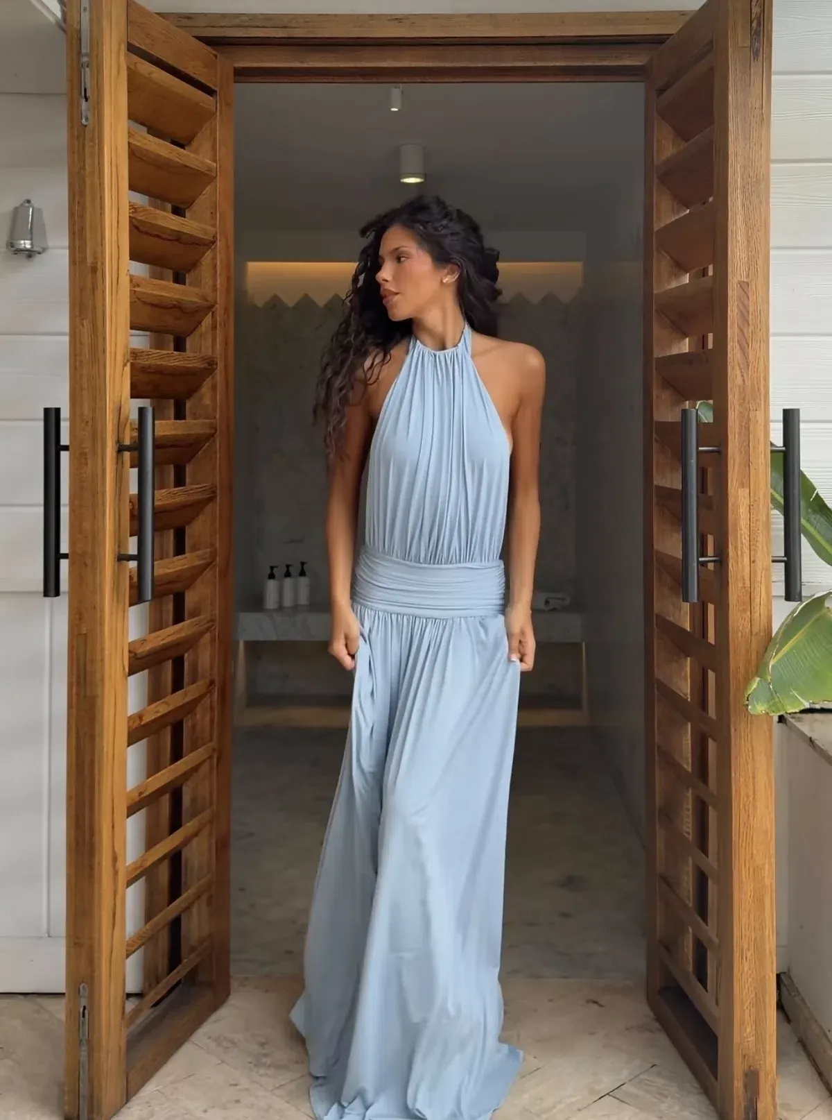 BRAND NEW π©΅ Arcina Ori Santina Maxi Dress in Sky Blue Size 12 AU - L π©΅ - Image 6
