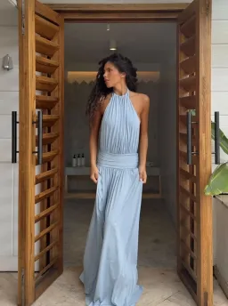 BRAND NEW 🩵 Arcina Ori Santina Maxi Dress in Sky Blue Size 12 AU - L 🩵 for rent on The Volte - image 6