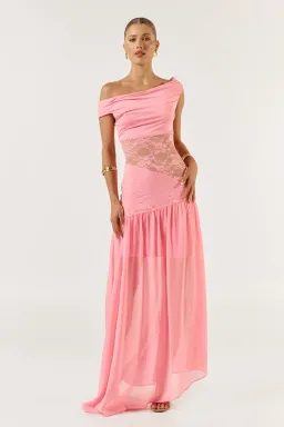 Jefre Sei Capri Gown Pink Size 12 for rent on The Volte - image 1