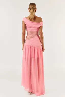 Jefre Sei Capri Gown Pink Size 12 for rent on The Volte - image 3