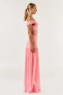 Jefre Sei Capri Gown Pink Size 12 for rent on The Volte - image 4