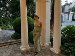 Benni Addison Maxi Dress - Pistachio, Size 6 for rent on The Volte - image 4