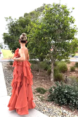 Aje Pandorea Coral Clay Gown sz 6 (fits 6-10) for rent on The Volte - image 3