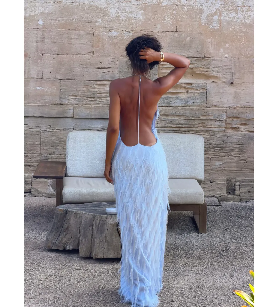 Jasook Noa Gown in Blue Size XS/AU6 for rent on The Volte - main image