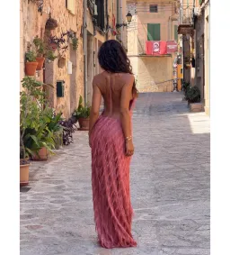 Jasook Noa Gown in Peach Size M/AU10 for rent on The Volte - image 2