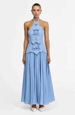 Acler Milliken maxi dress deep sky size 12 for rent on The Volte - image 1