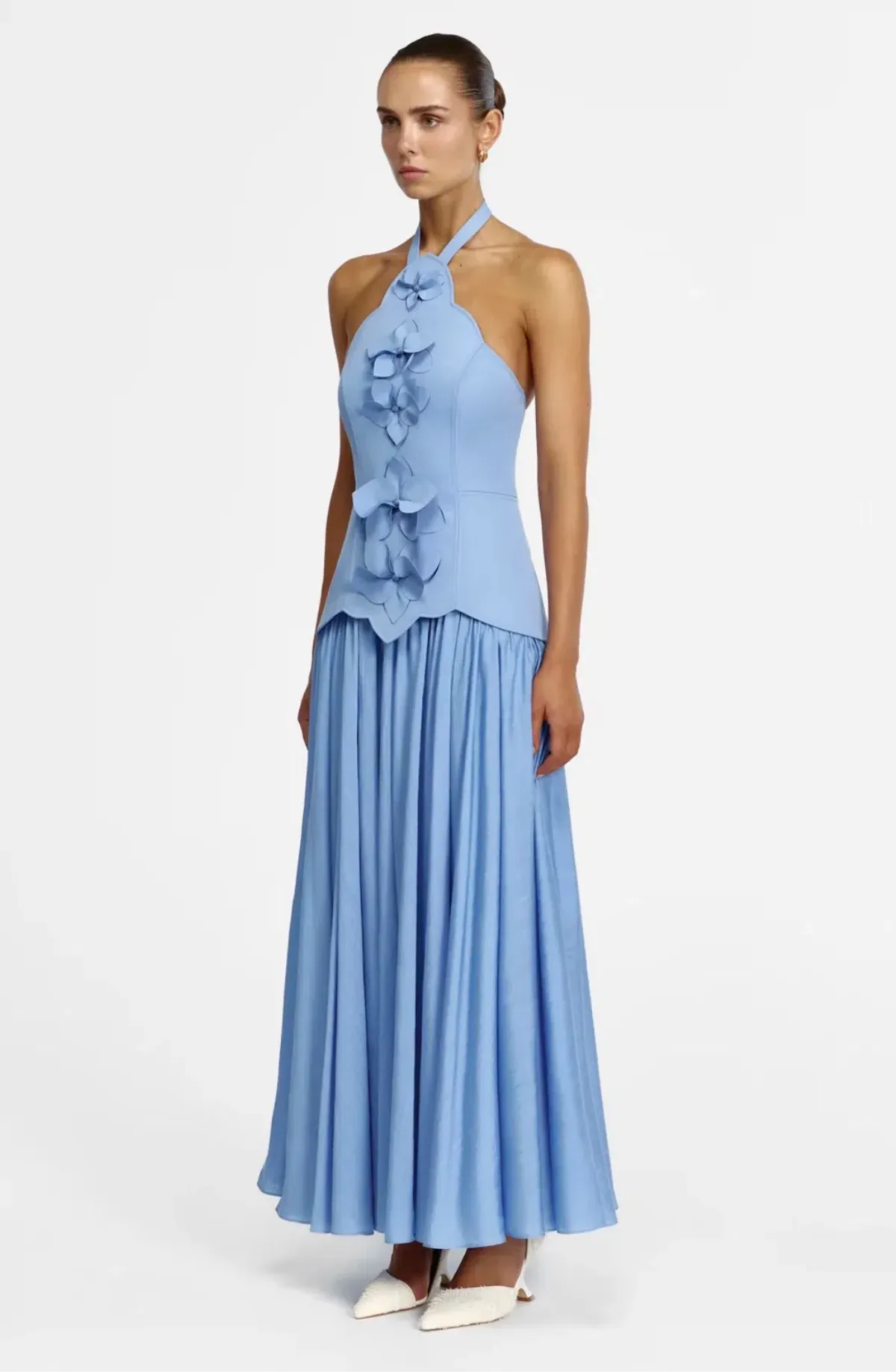 Acler Milliken maxi dress deep sky size 8 - Image 3