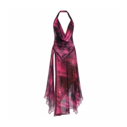 Jaded London Rivon Backless Chiffon Scarf Dress for rent on The Volte - image 2