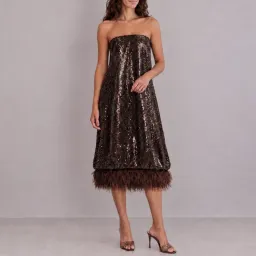 Aje Elysian Sequin Maxi Dress for rent on The Volte - image 1