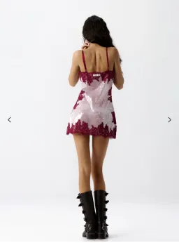 Hand Over Damon Dress, Pink and Red Sequin Size M - 6-8 RUNS SMALL for rent on The Volte - image 5