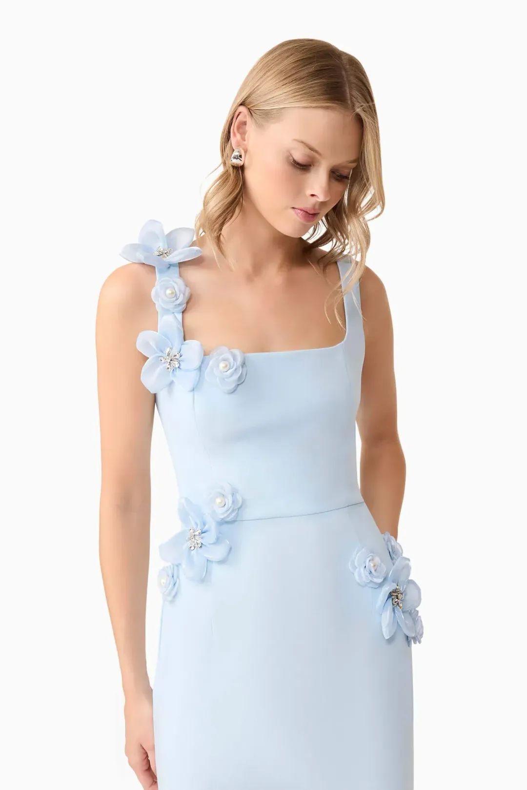 Elliatt Chantelle Mini Dress blue for rent on The Volte - main image