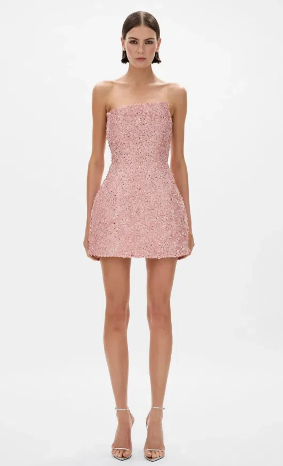 Rachel Gilbert Karter Mini In Rosewater Size 8 for rent on The Volte - main image