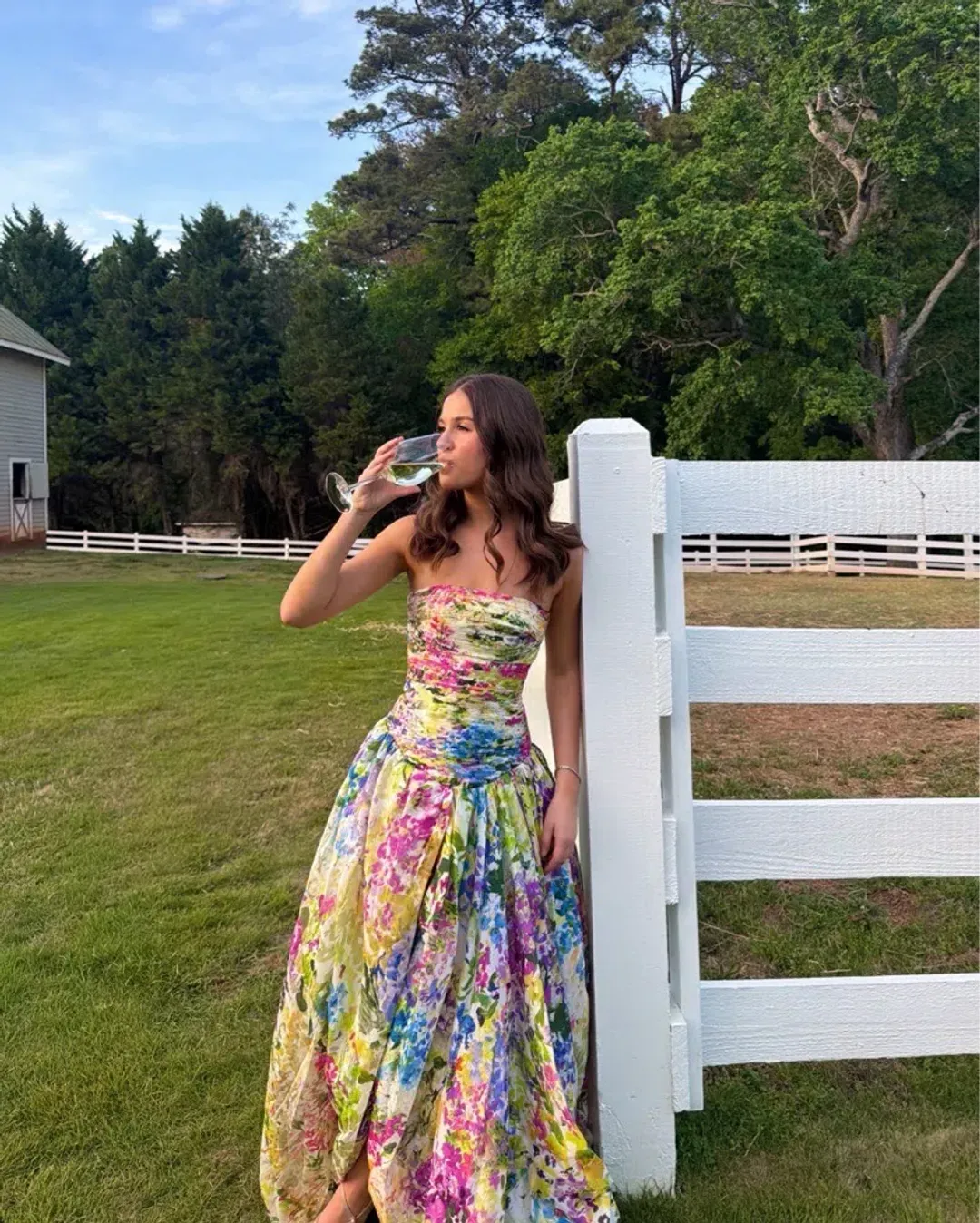 AJE Dahlia Gown in Lavandula Size 8 AU for rent on The Volte - main image