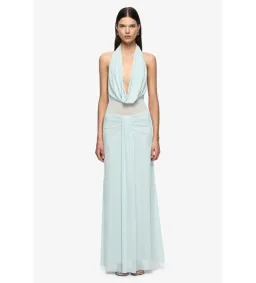 Bec and Bridge Isora Halter Maxi Dress in Mist Size AU10 for rent on The Volte - image 1