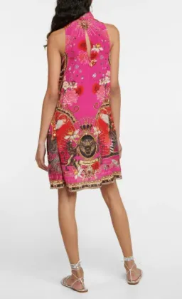 Camilla x Robbie Williams self-tie silk dress for rent on The Volte - image 1