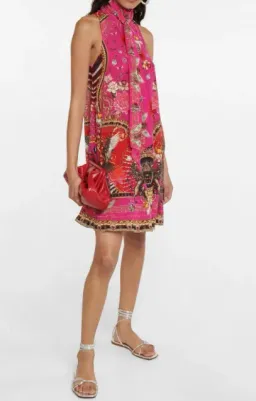 Camilla x Robbie Williams self-tie silk dress for rent on The Volte - image 3