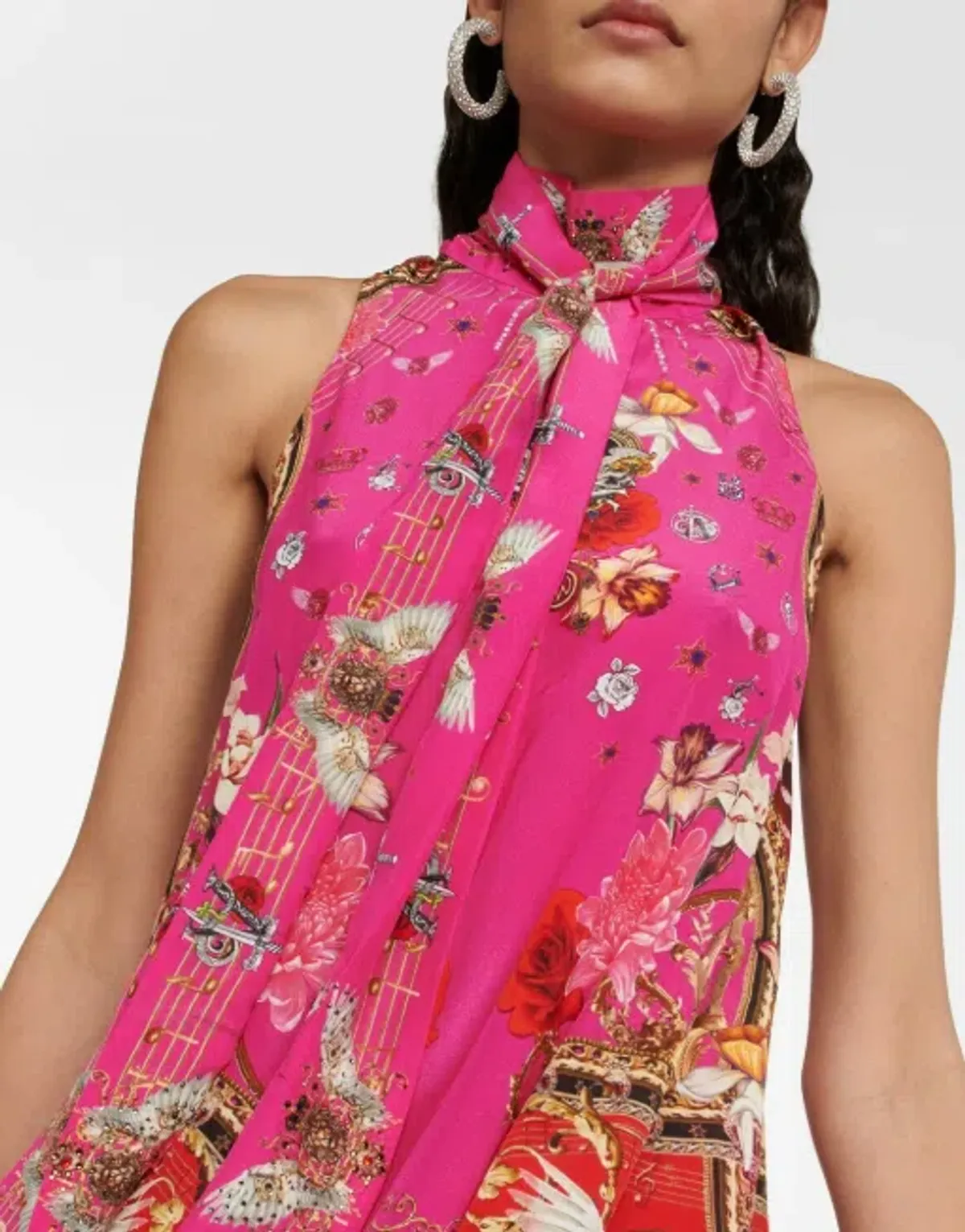 Camilla x Robbie Williams self-tie silk dress - Image 2