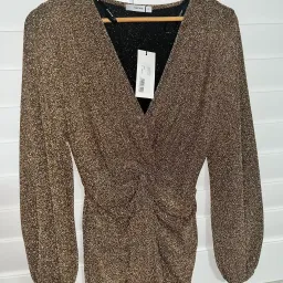 Sheike Studio Dress - Gold for rent on The Volte - image 3