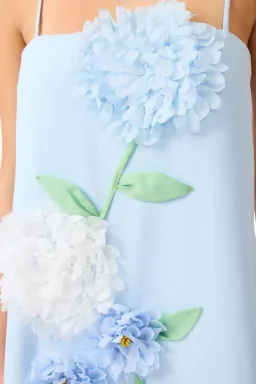 ELLIATT Buttercup Maxi Dress Blue – S for rent on The Volte - image 3
