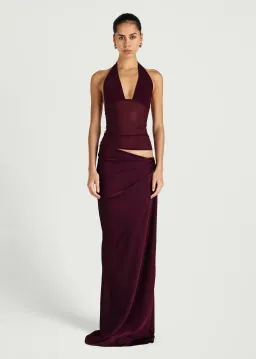 Benni Ira Maxi Dress Plum Size AU 6 for rent on The Volte - image 6