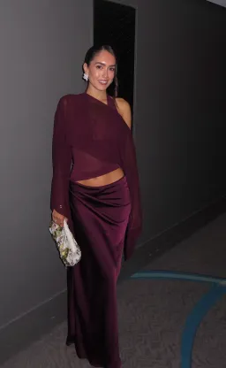 Benni Ira Maxi Dress Plum Size AU 6 for rent on The Volte - image 1