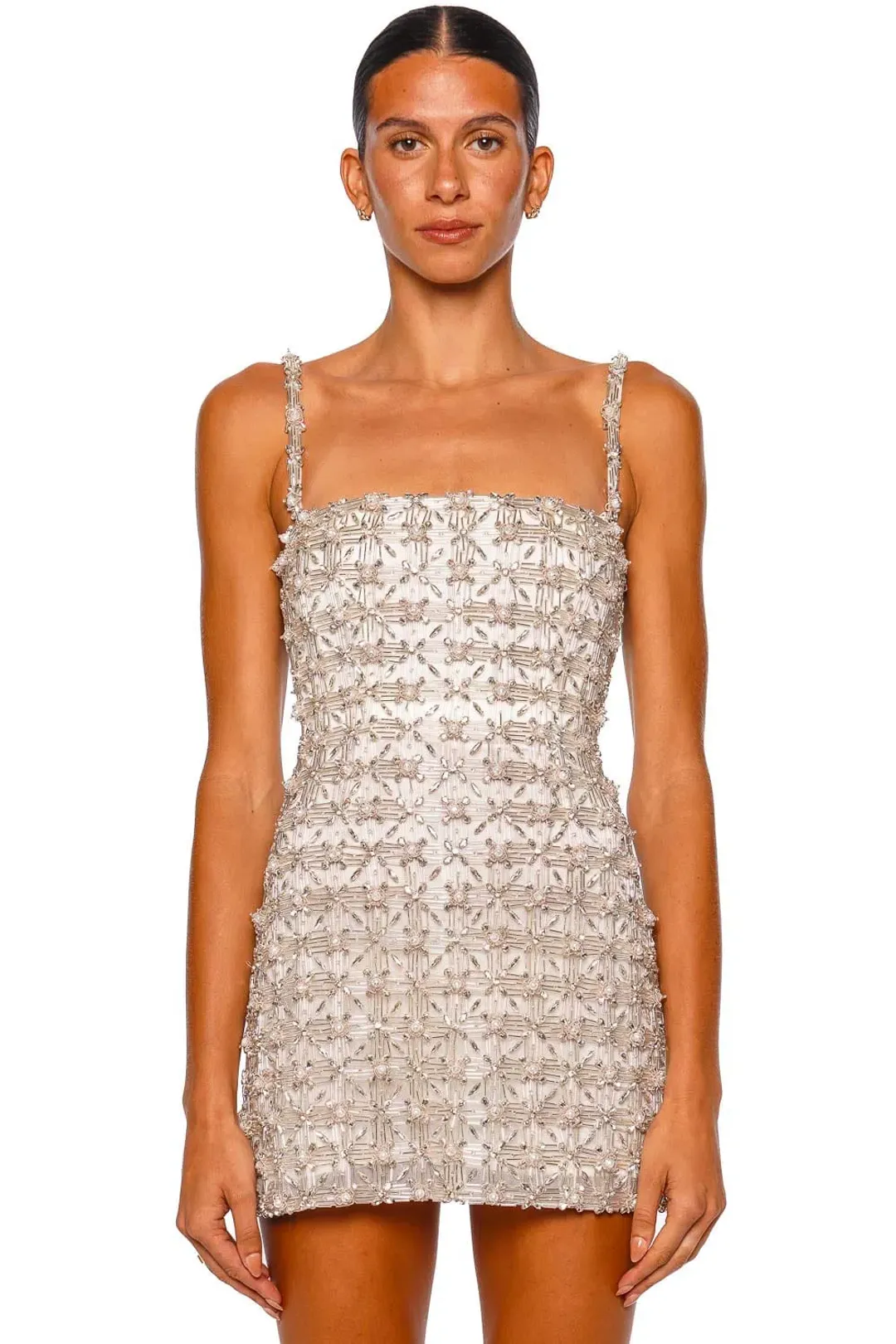 Rachel Gilbert Austin Mini Ivory Size 6 for rent on The Volte - main image