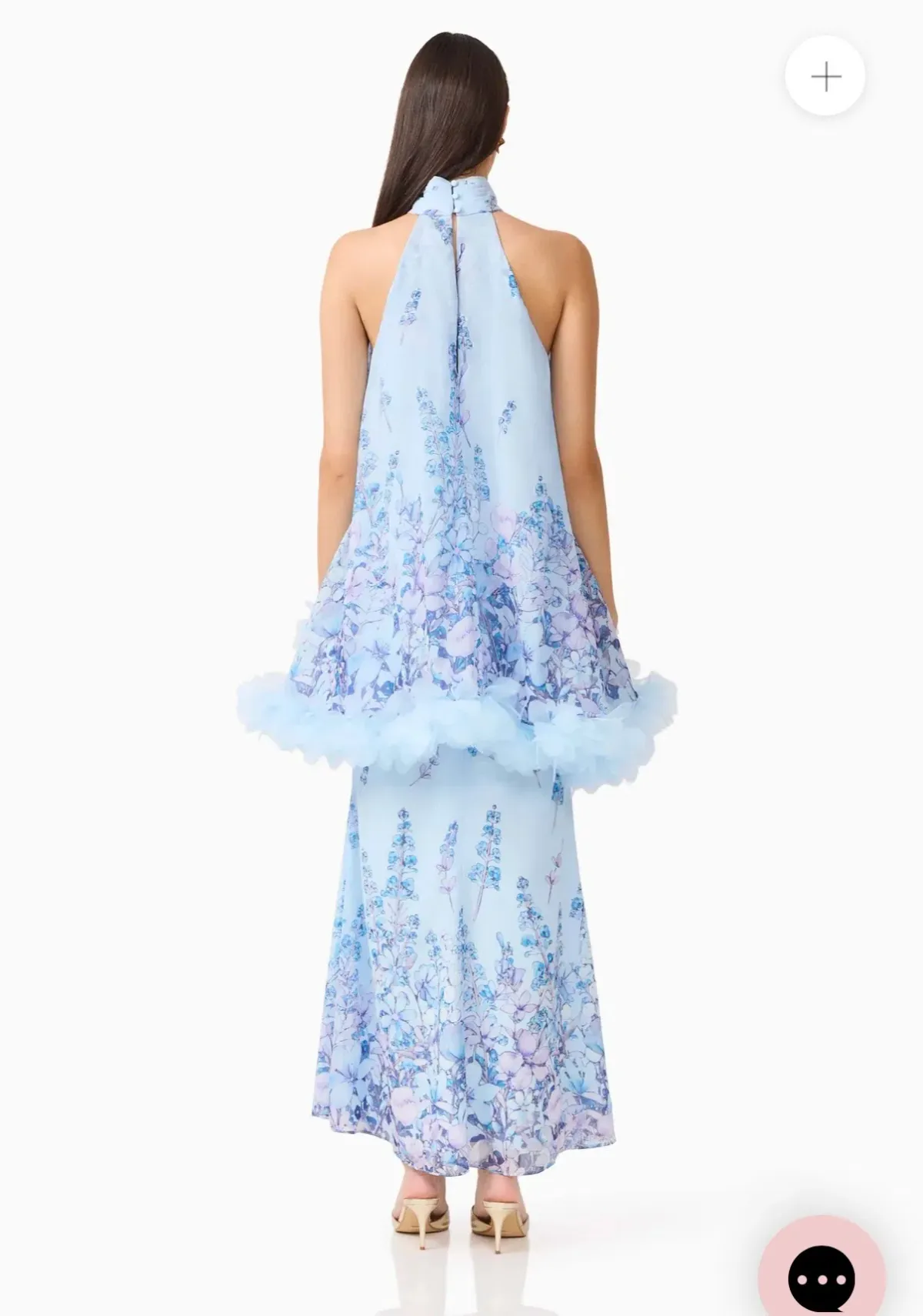 Elliatt Tulsia Floral Cape Maxi Dress - Image 4