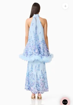 Elliatt Tulsia Floral Cape Maxi Dress for rent on The Volte - image 4