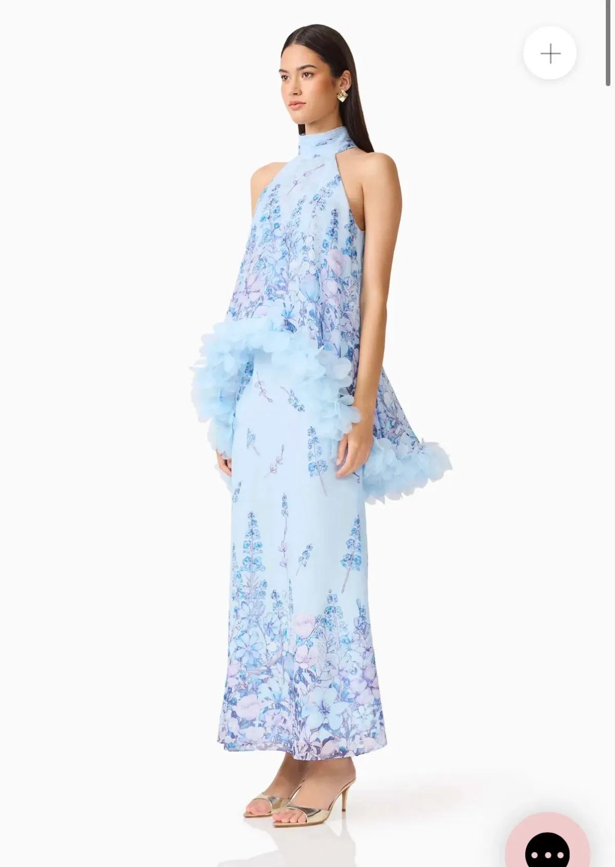 Elliatt Tulsia Floral Cape Maxi Dress - Image 3