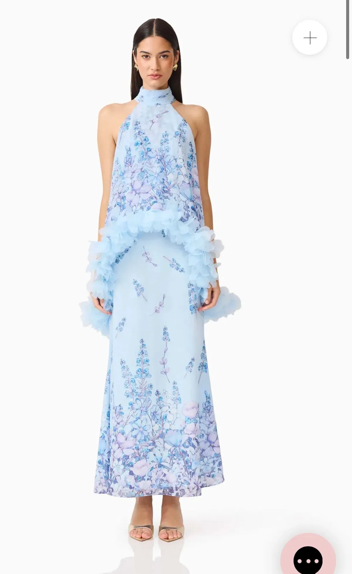 Elliatt Tulsia Floral Cape Maxi Dress - Image 1