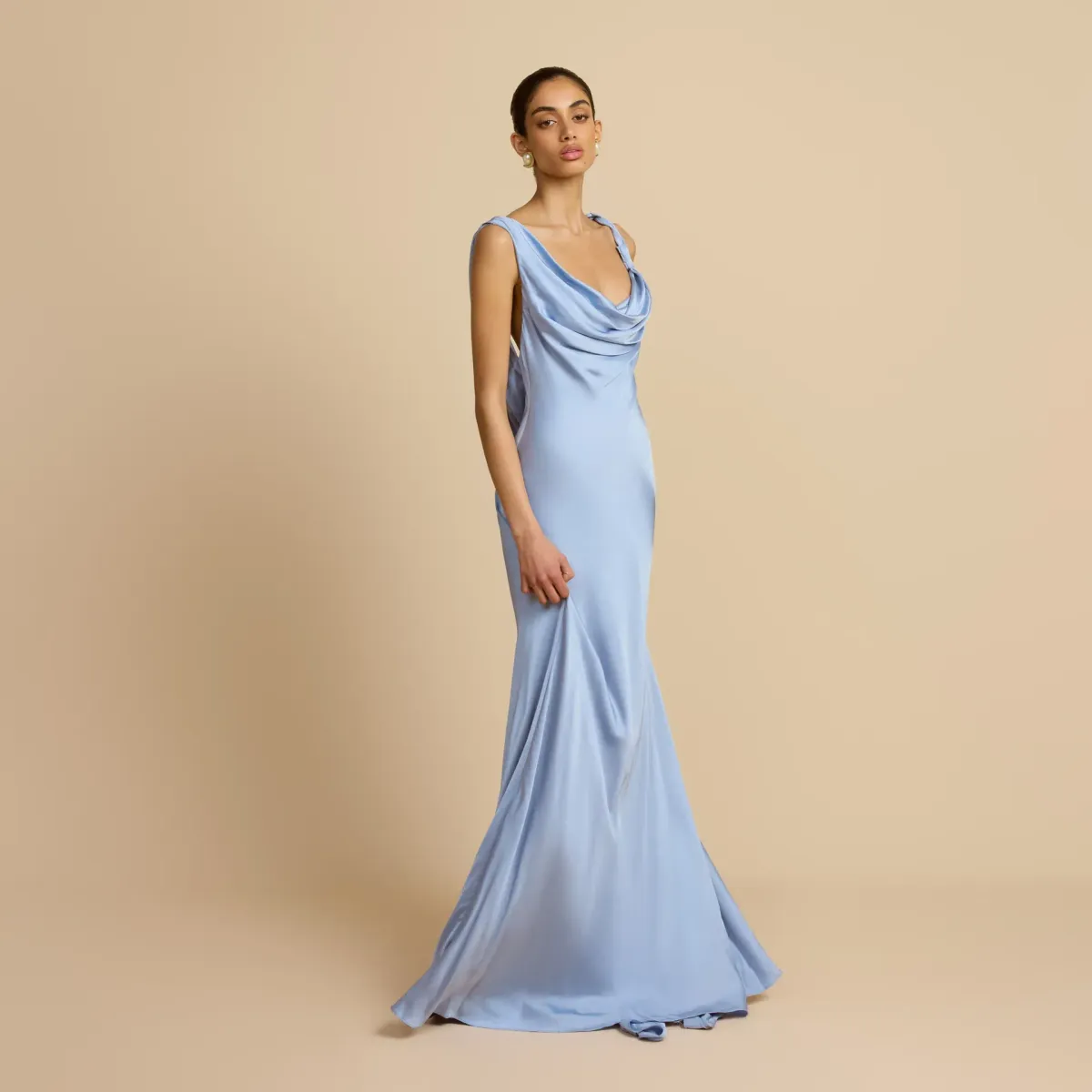 Brand Newπ©΅ Arcina Ori Darcy Gown β Sky Blue - Size 8 AU / S Satin Maxi Dress π©΅ - Image 5