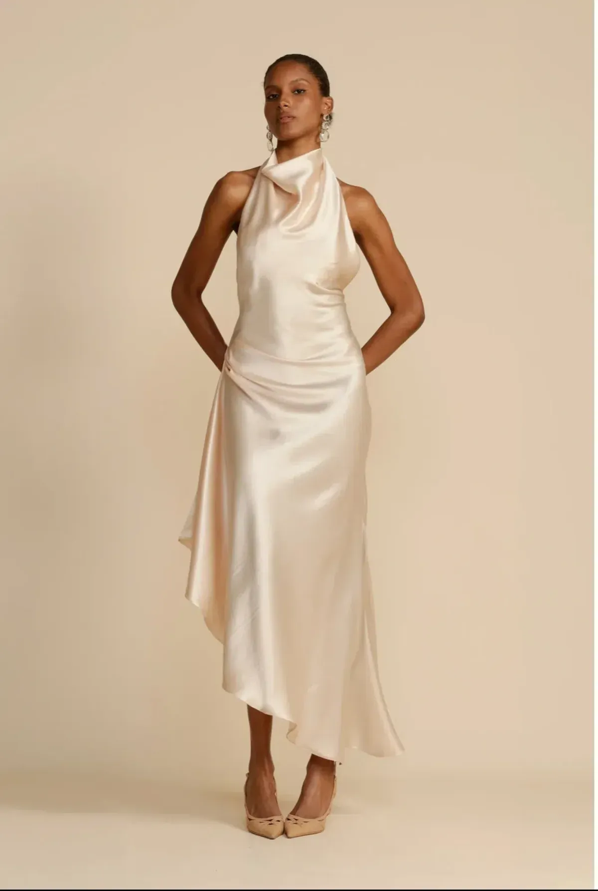 π₯ Arcina Ori Franka Dress β Blush Gold / Champagne β Size AU 10 (M) π₯ - Image 4