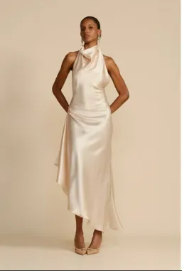 π₯ Arcina Ori Franka Dress β Blush Gold / Champagne β Size AU 10 (M) π₯ for rent on The Volte - image 4