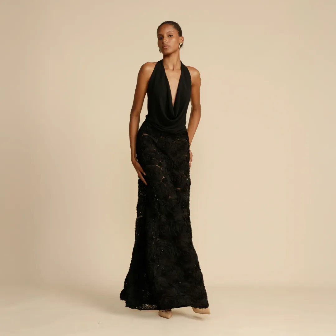 π€ Arcina Ori Adriana Maxi Dress β Black β Size AU 8 (S) π€ for rent on The Volte - main image